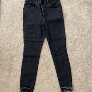 Express super high rise ankle jean leggings